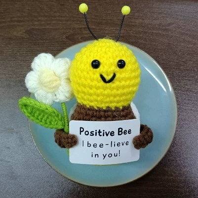 Positive Bee handmade cute Crochet amazon hot selling