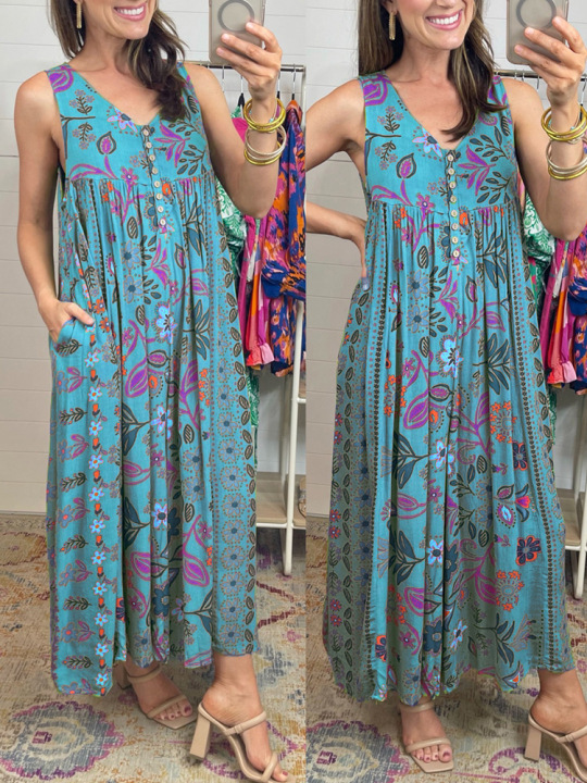 Women's Daily Street Vintage Style Flower Full Length Jumpsuits display picture 8