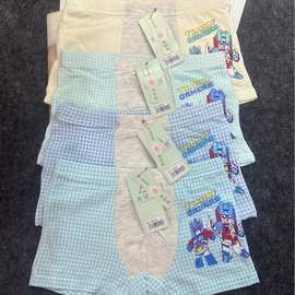 01#男童平角内裤柔软透气婴儿纯棉中大小童儿童尾货内裤包邮批发