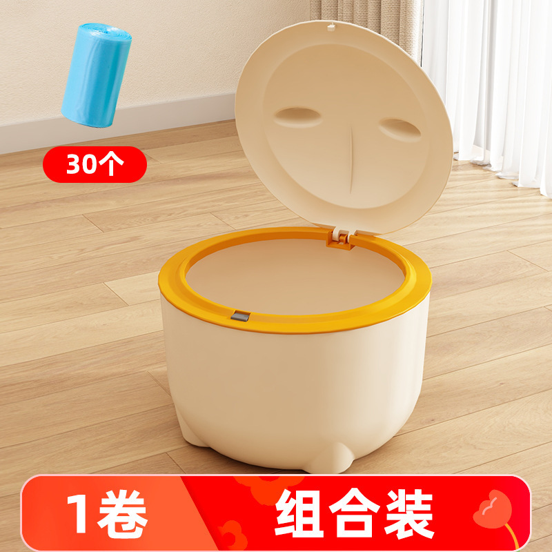 El nuevo bote de basura para mascotas evita que las mascotas se volteen, limpia y desodoriza la arena para gatos con tapa, suministros para botes de basura para perros al por mayor