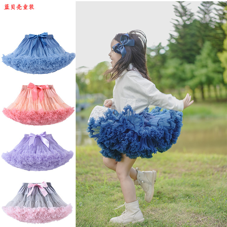 Spring and Summer Tutu Skirt Blue Princess Skirt Christmas Mesh Skirt Children's Clothing Cross-Border Dropshipping Tutu Skirt for Girls Spring and Summer Tutu Skirt Blue Princess Skirt Christmas Mesh Skirt Children's Clothing Cross-Border Dropshipping Tutu Skirt for Girls