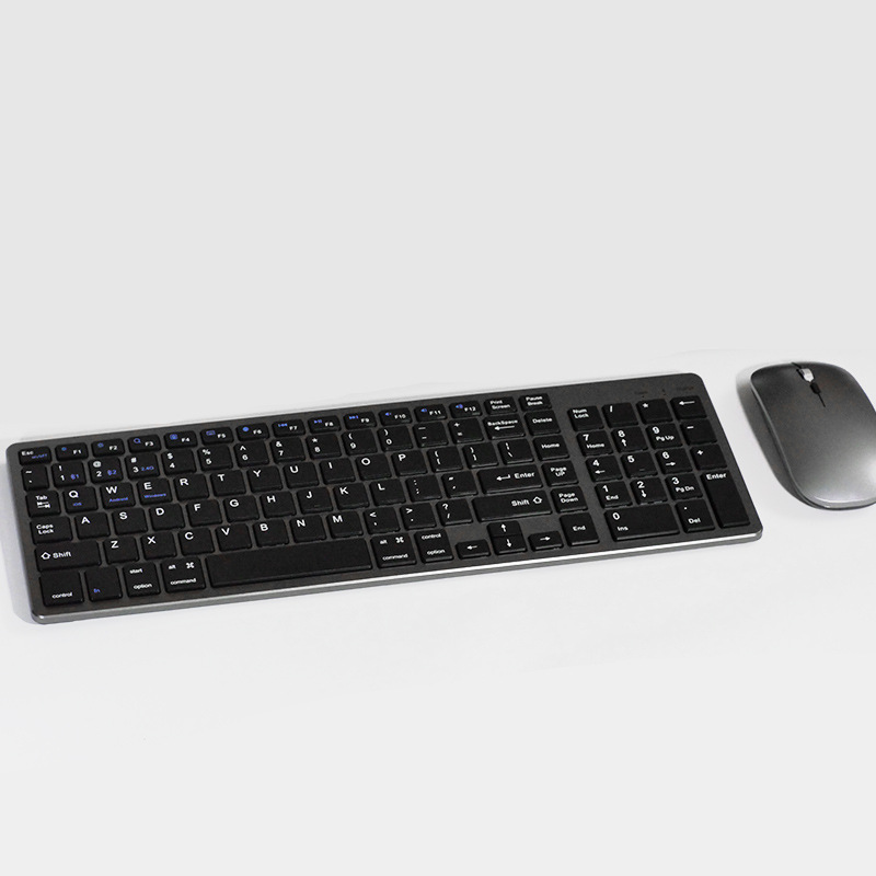 Teclado de ratón inalámbrico teclado de tres modos teclado de modo dual portátil computadora de escritorio tableta teléfono móvil aplicable multidispositivo