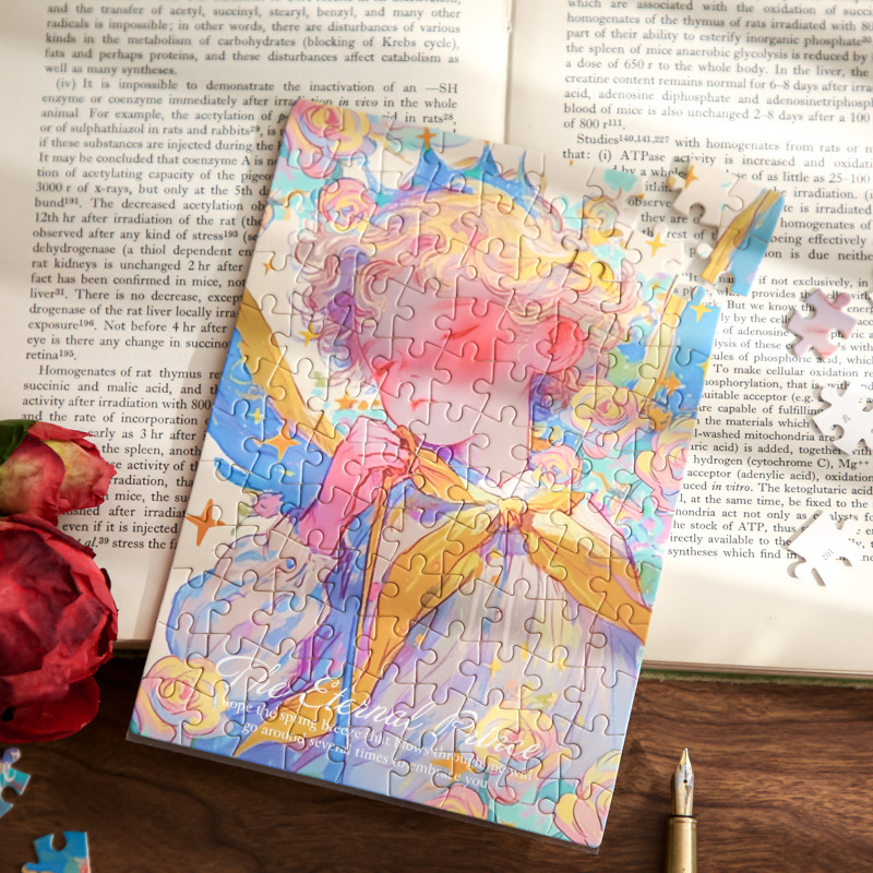 Caja de regalo del Sr. Paper Puzzle serie de ensueño universal de alto valor romántico estudiante DIY decoración de rompecabezas de escritorio