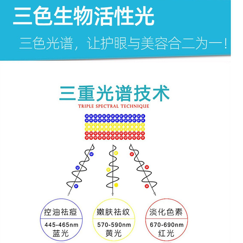 多機能アイマッサージャー目保護器目の疲れ振動熱当て学生の目保護器家庭用led美容器|undefined