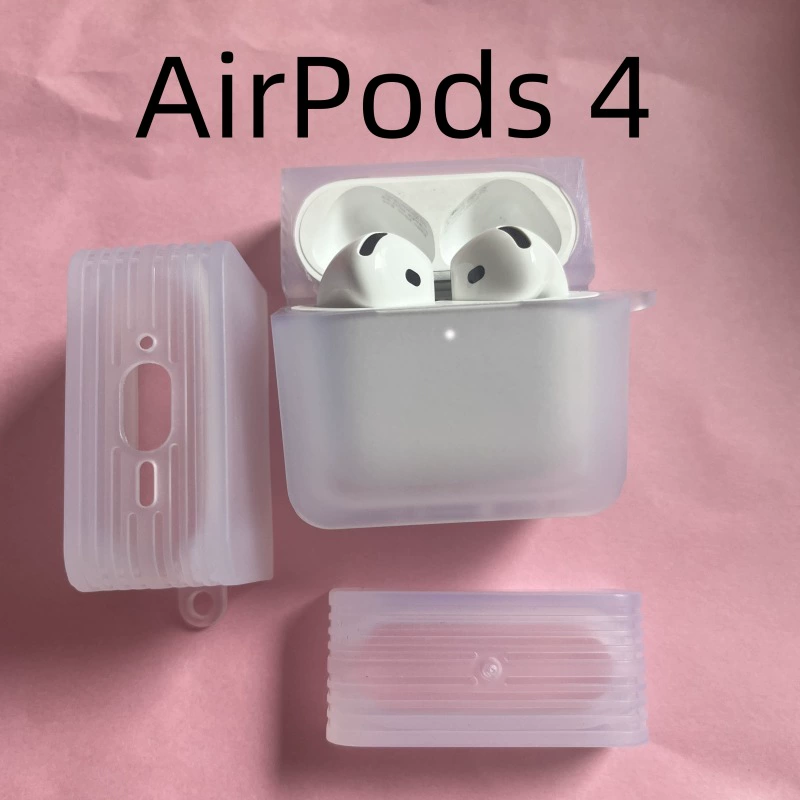 Чехол для наушников Apple AirPods 4, новый матовый защитный чехол для наушников Pro3, полностью закрывающий Bluetooth-наушники.