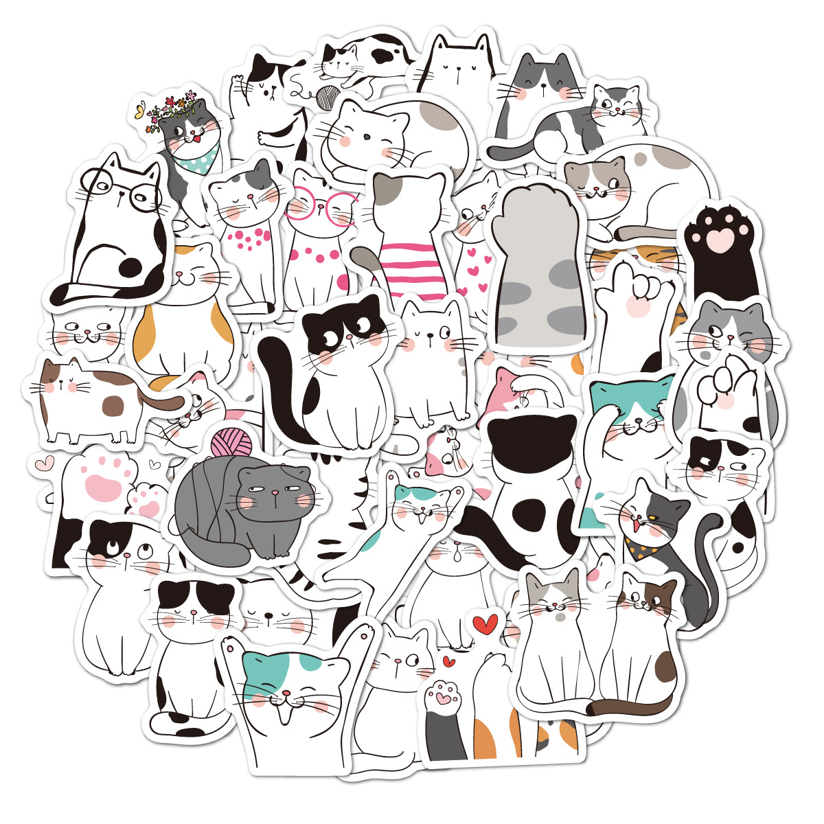 N46猫咪贴纸50B 主图-02.jpg