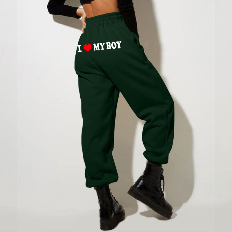 Amazon 2023 Women's High Waist Loose Sweatpants Plaid High Waist Jogger Pants Casual Sweatpants with Pockets in Stock