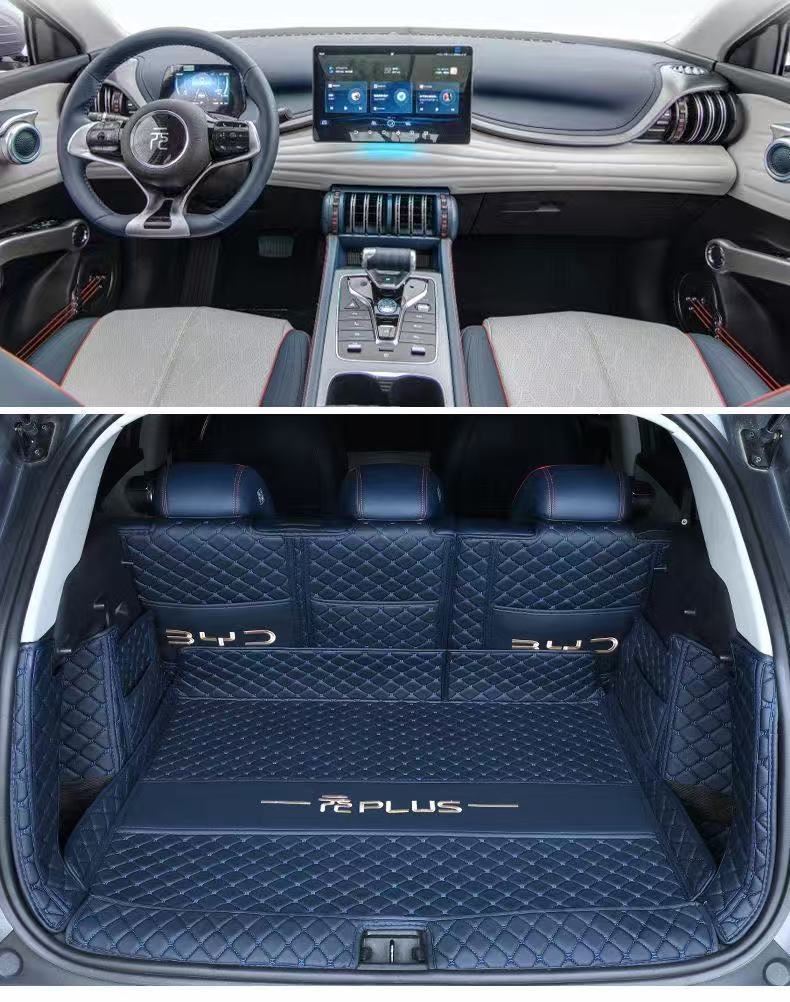 BYD Yuan Plus trunk mat, BYD Yuan Pro rear trunk mat, full coverage, for new energy vehicle interior modification
