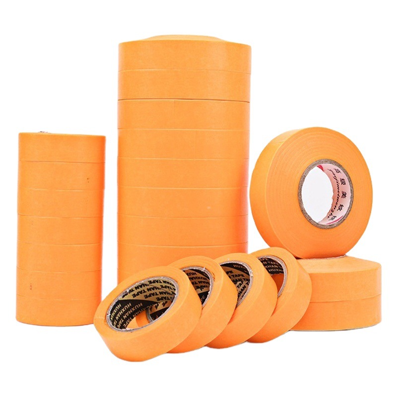 Cinta de enmascarar de alto adhesivo decoración y decoración cinta de enmascarar pintura en aerosol enmascarar cinta de enmascarar al por mayor papel de enmascarar