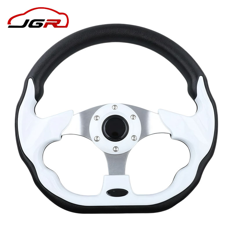 Car modification PU steering wheel, personalized racing game kart 13-inch 320mm racing amusement car steering wheel