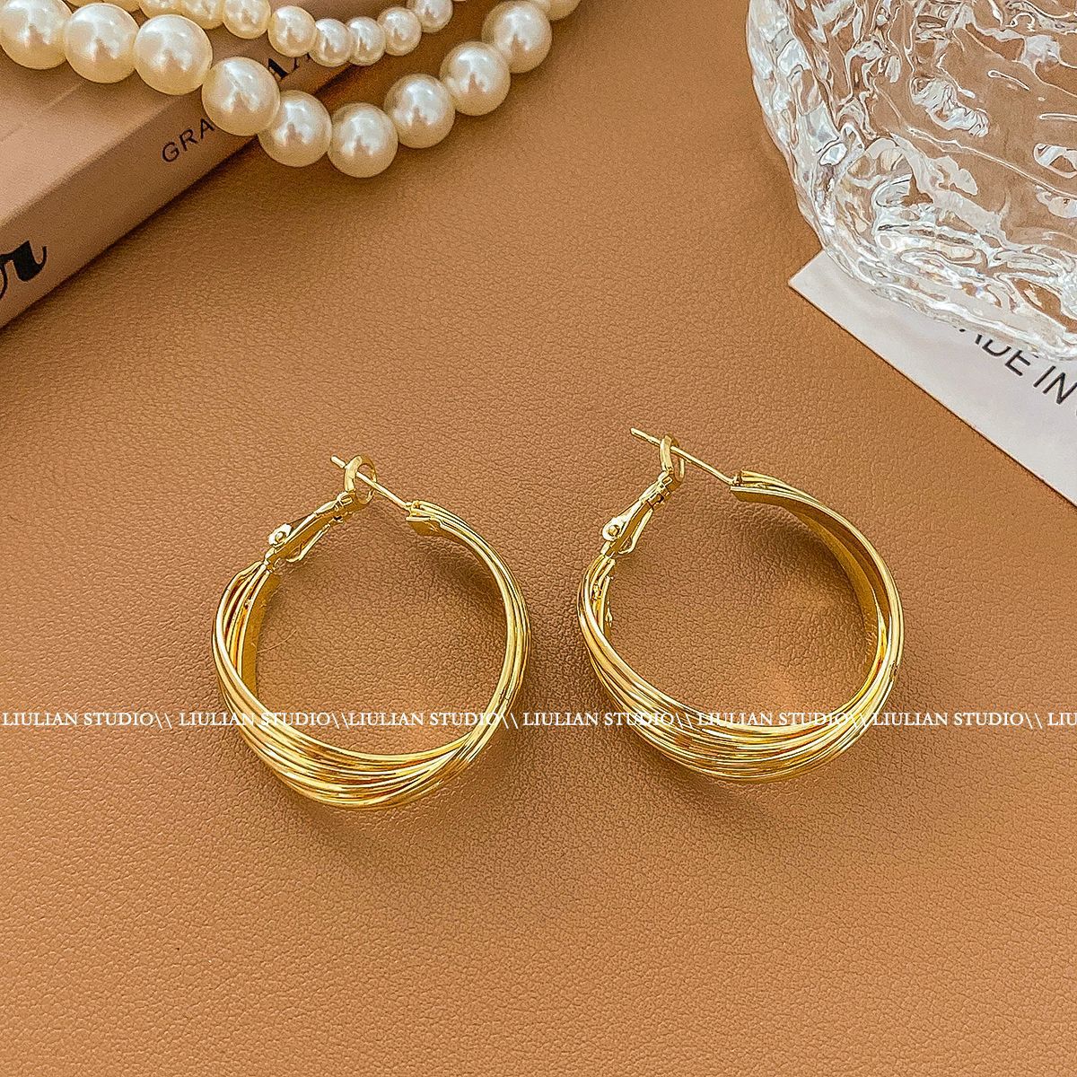 51 # 골드 후프 귀걸이-