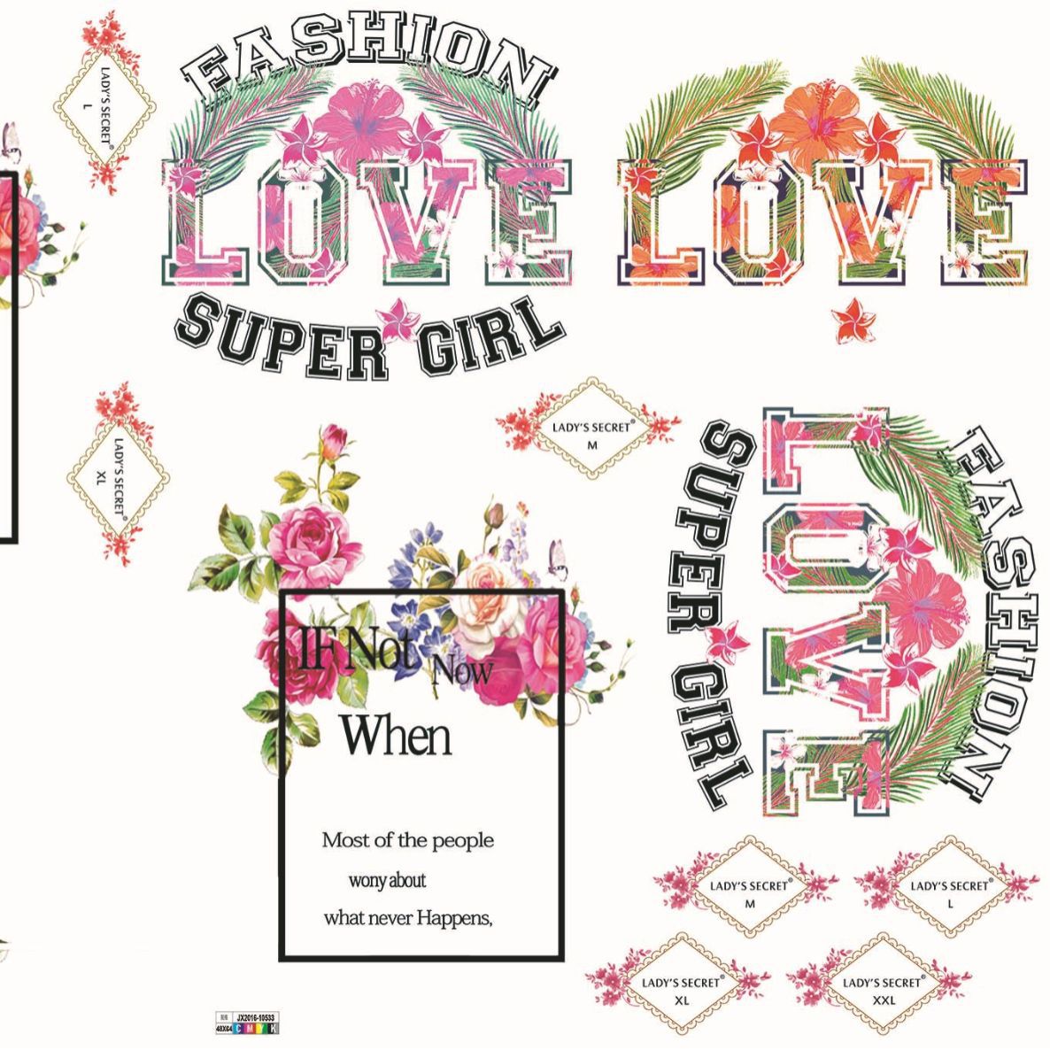 供应各种服装布料烫画 平面升华烫画 发泡烫画T桖烫画