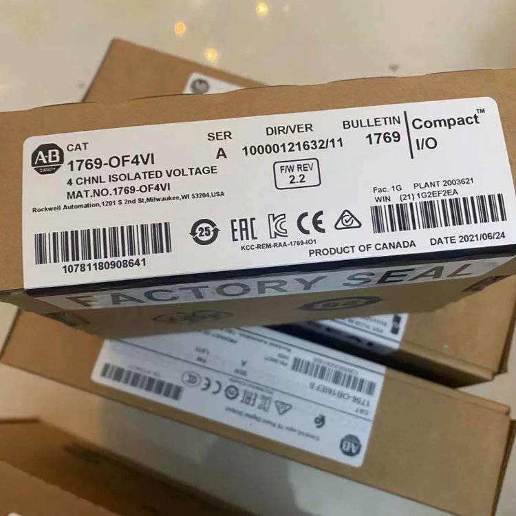 1769-OF4VI输出模块，CompactLogix，模拟，4隔离点输入1769OF4VI