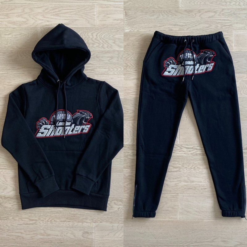 2025Trapstar スウェットシャツ スポーツウェア ジッパー ジャケット スーツ アーチ型文字刺繍 UKDRIPDRILL メンズ|undefined