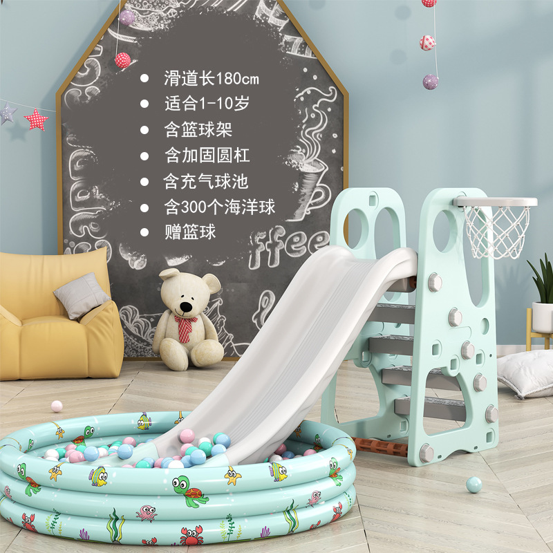 Juguetes de plástico engrosados para niños de 3 a 10 años pequeño hogar parque de atracciones interior hogar bebé bebé tobogán