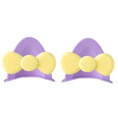 Dəbilqə (Kaska) aksesuarları Accessories, Bows - cat-eared-butterfly-purple-yellow