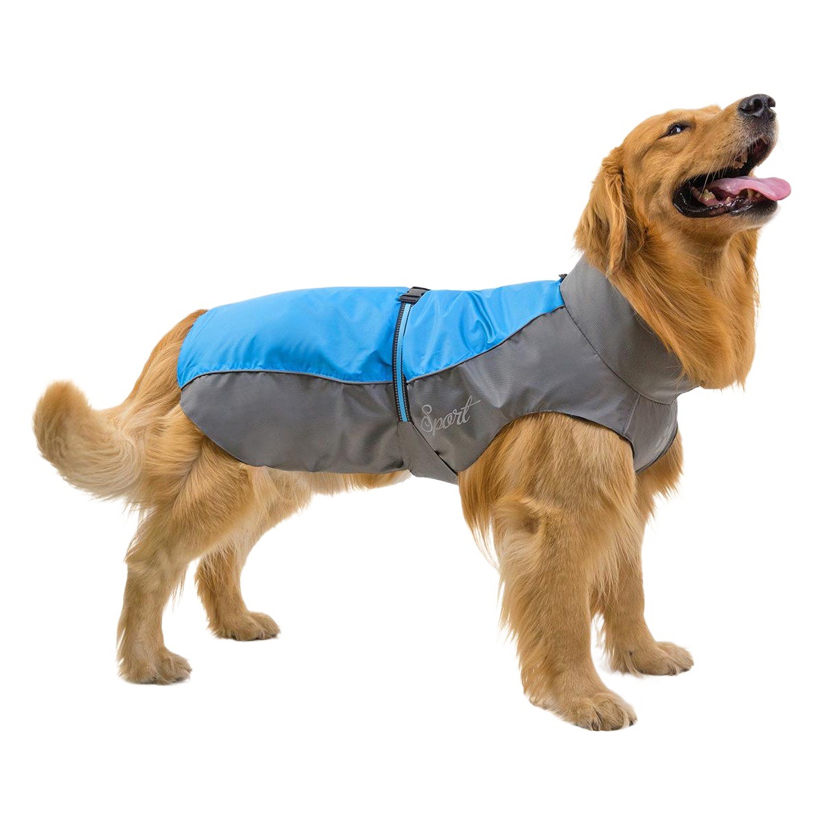 Mascota perro grande impermeable ropa para mascotas perro grande capa impermeable 19 DE CARGA impermeable