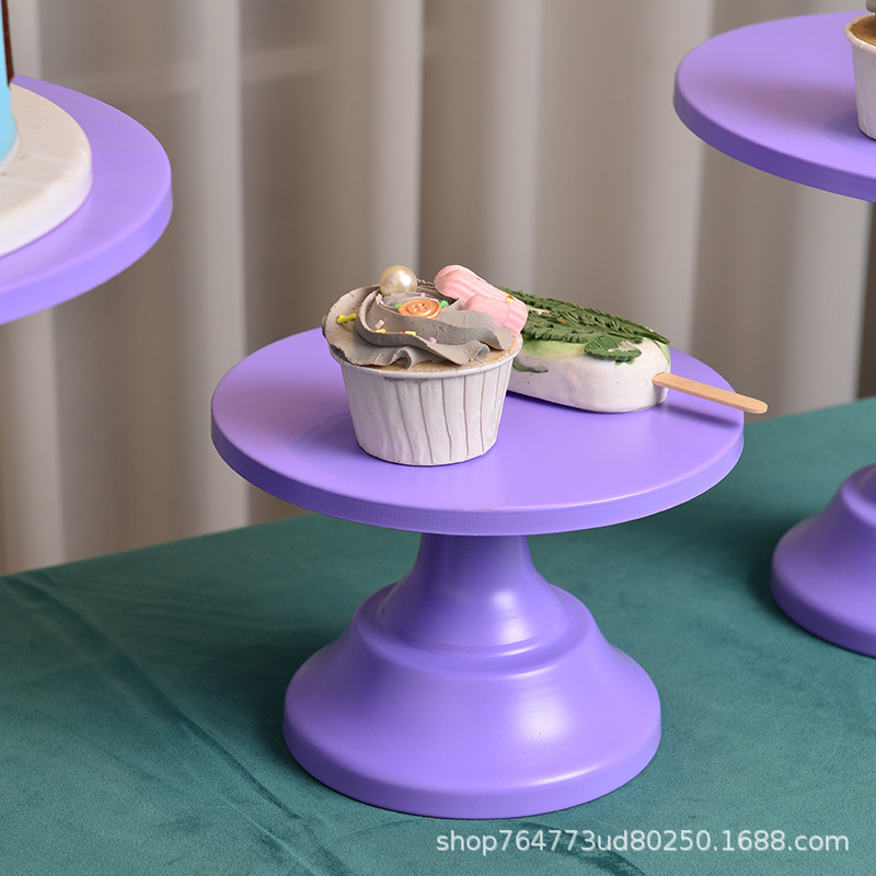 Soporte de Exhibición para Postres de Hierro Decorativo para Té de la Tarde