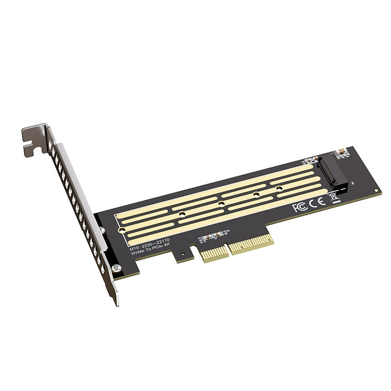 Плата-адаптер M.2 NVMe к PCIe, PCIe 4.0 x4, высокоскоростное расширение для слотов x4/x8/x16