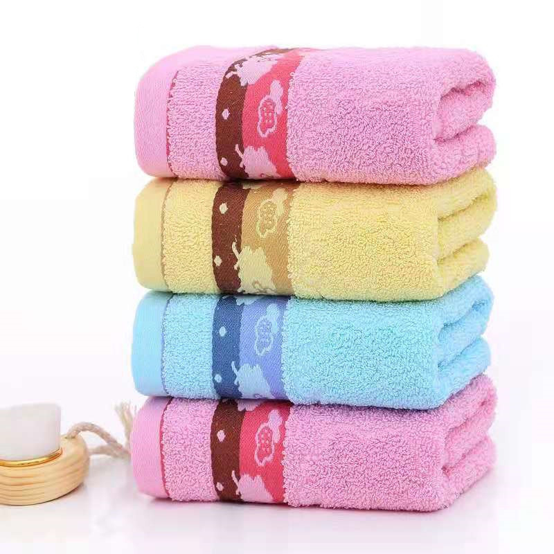 雲邁棉質擺地攤日用品面巾批發柔軟素色提花成人加厚廣告毛巾批發