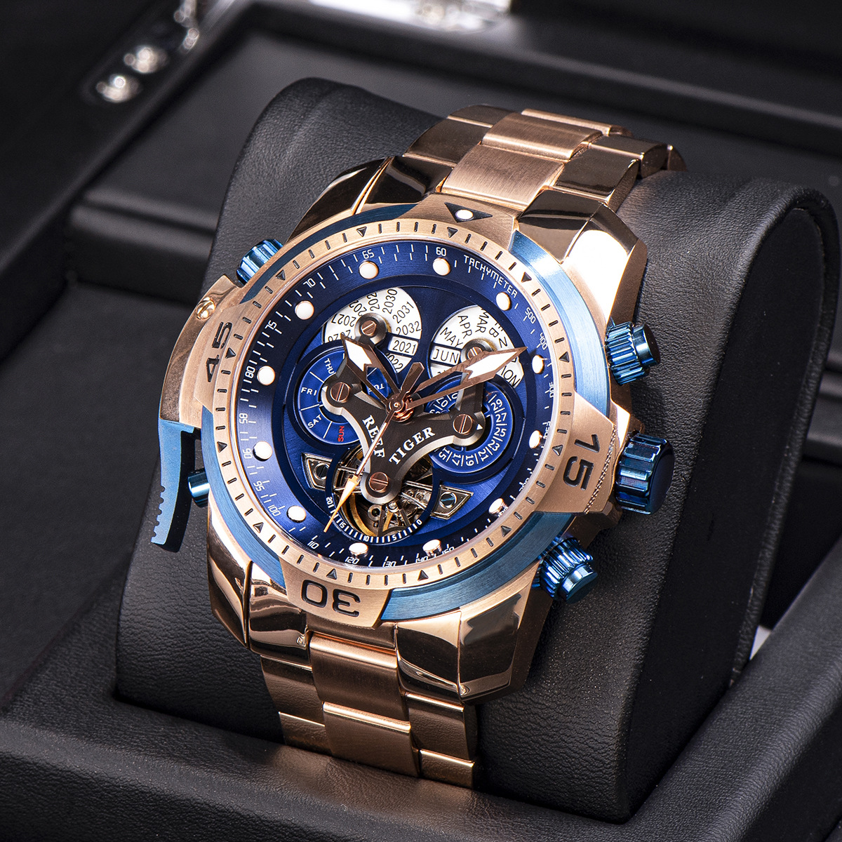Rui Feitiger's New Watch Men's Famous Brand Fully Automatic Mechanical Large Dial Waterproof Watch