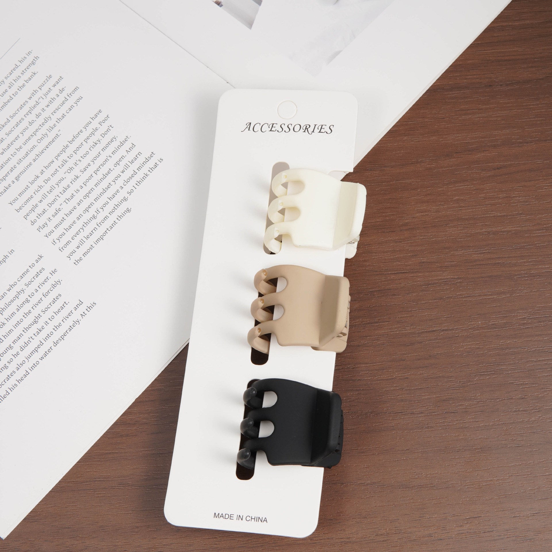 3.5cm 상단 카드(반투명) 3개 세트 1