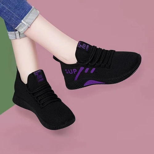 2024 Spring New Casual Women's Shoes Running Mom Shoes Dance Soft Sole Versatile Travel Shoes Office Work Shoes
