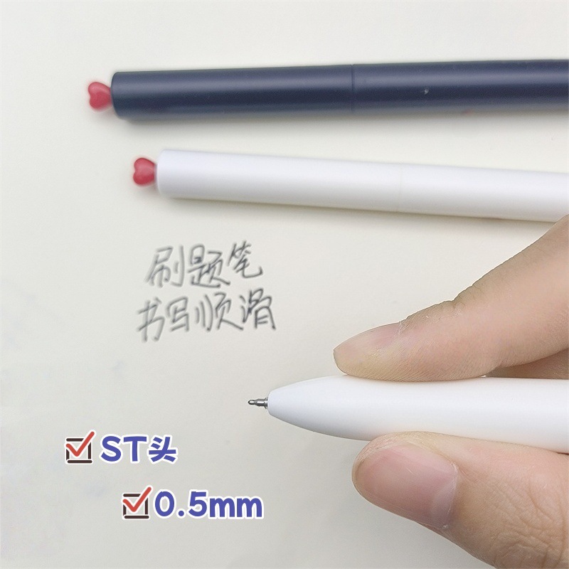 包邮奥德美可爱立体头中性笔黑色写字笔卡通熊猫卡皮巴拉旋转笔|undefined
