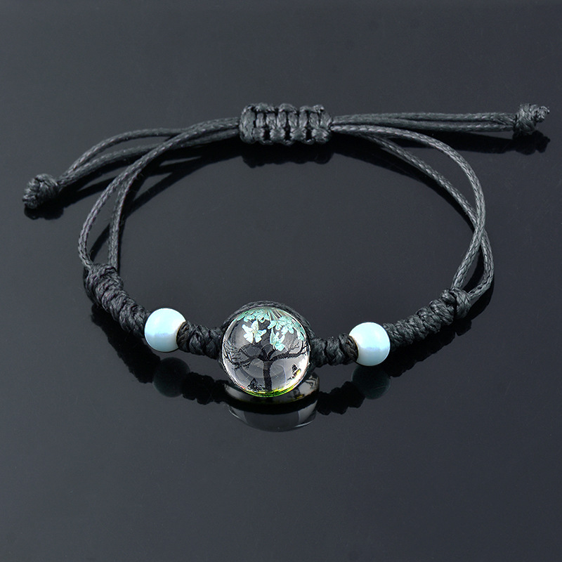 1 Piece Ethnic Style Flower Glass Rope Women's Bracelets display picture 3