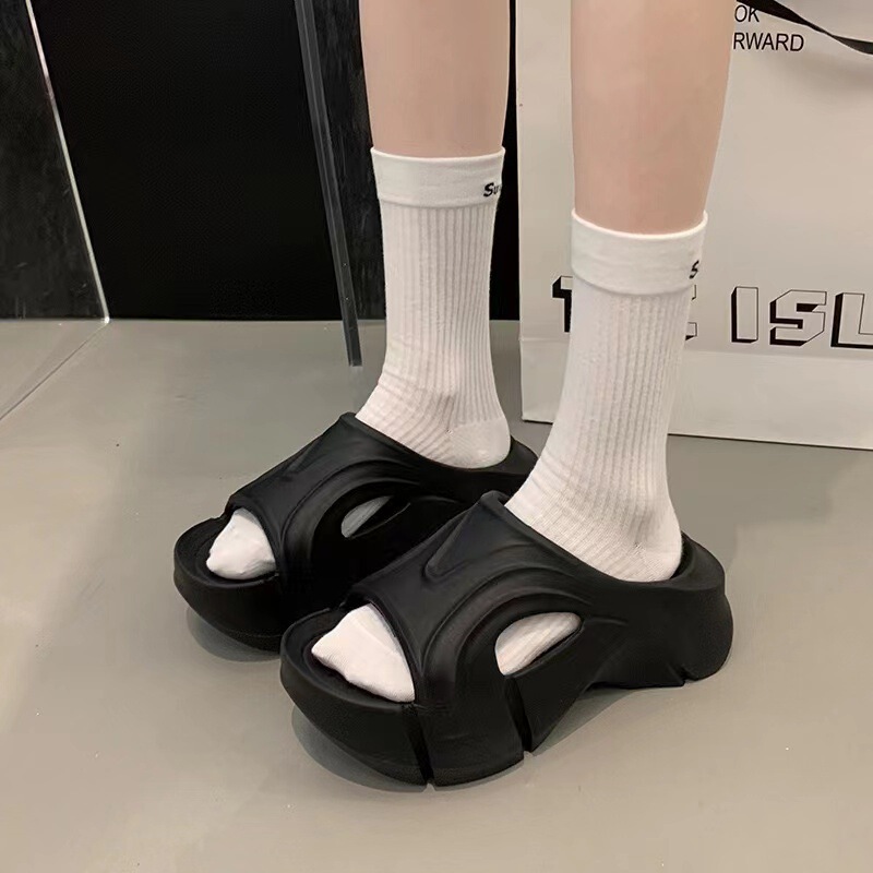 EVA women's high heel slippers 2024 New 7CM thick bottom Little Red Book Net red same style slippers fashion trendy slippers