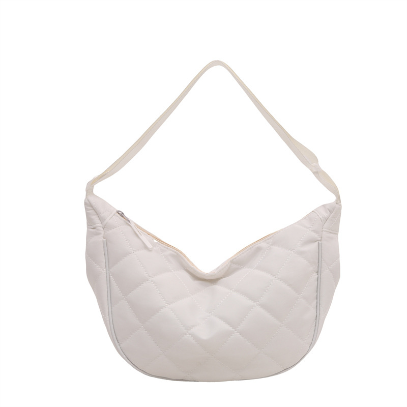 Otoño y invierno bolsas de algodón de red de diseño de nicho nuevo bolso de hombro bolso de mujer versátil gran capacidad bolso de mochila casual