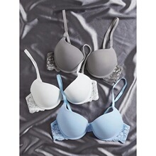 R 28624 Lace Underwire Push Up Bra ��˿���� �羳����ѷŷ����