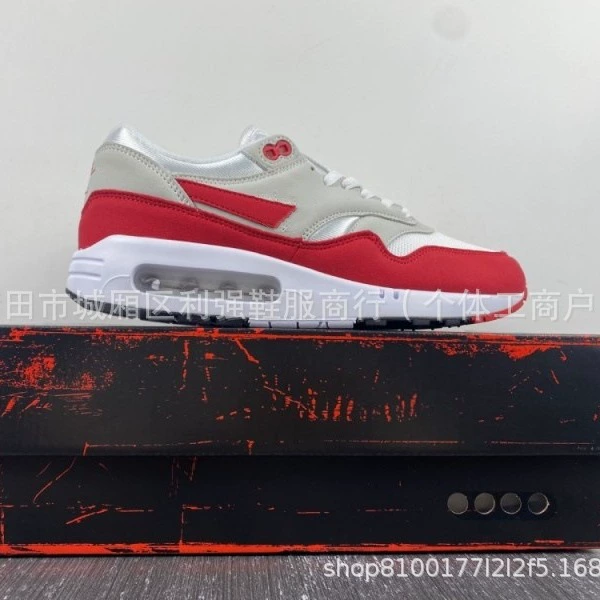 Чистый оригинальный TS x Air Max 1 световые ядра Радуга желтый крюк хаки высококачественная иностранная торговая обувь