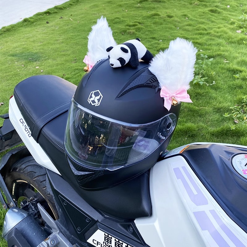 Universal Helmet Decoration 3D Half/Full Helmet Accessories Creative Women Rider