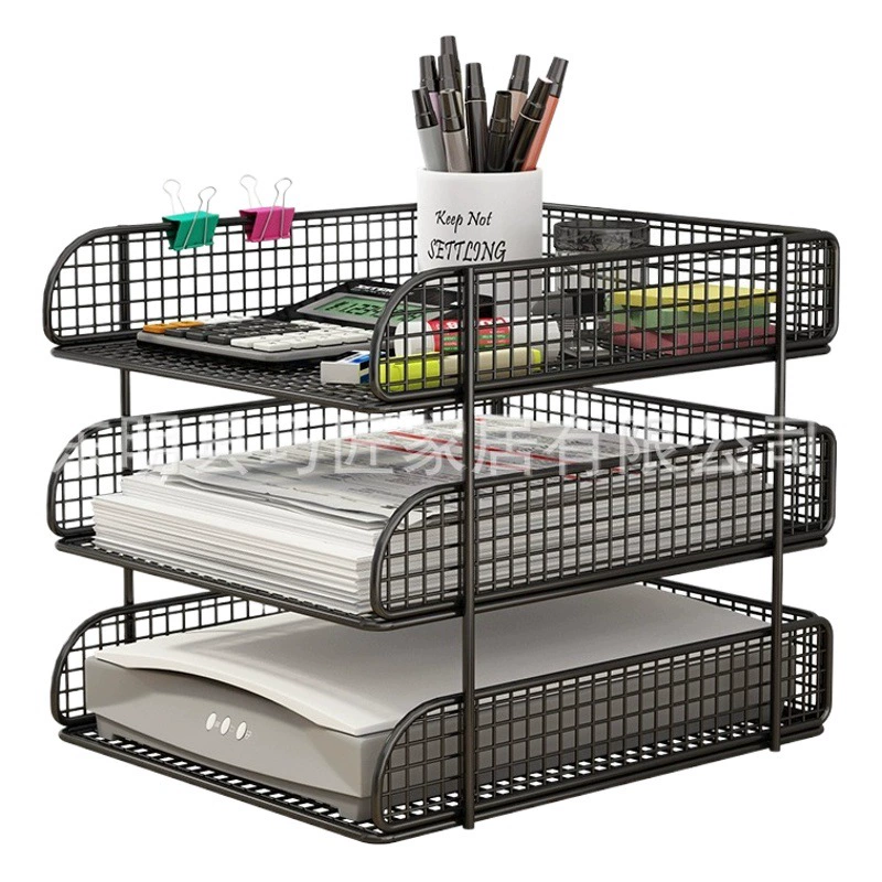 Стеллаж для хранения файлов Рамка для файлов многофункциональный ящик для хранения файлов настольная полка папка канцелярские принадлежности