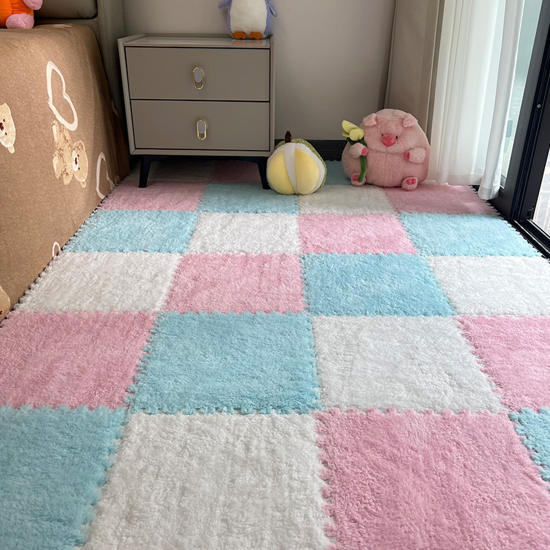 豪華なカーペット、寝室の部屋、ベッドサイドブランケット、子供用ハイハイスプライシングフロアマット、バルコニー出窓マット、カット可能|undefined