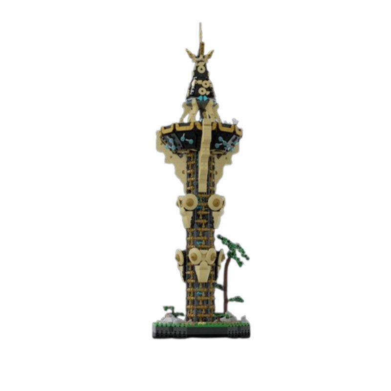 Zelda Tower Model Building Block Set Small Particle Decoration_voghion.com