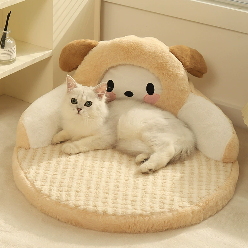 Гнездо для кота, подушка для кота, комфортабельное спящее место кота, сиамская кошка согревающий зимний гнездо, четверто сезонов универсальная собака