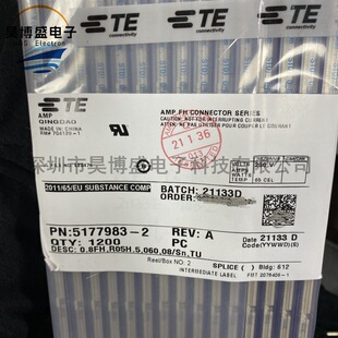 5177983-2 Tyco/AMPԭ�b��Ʒ 60P 0.8�g�� 3.8H ĸ�^  16/�� �F؛