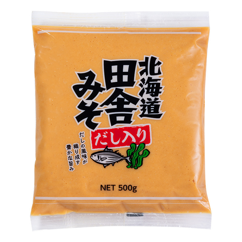 日本原装进口味增酱福山田舍味增汤减盐日式汤料大酱汤调味酱500g|undefined