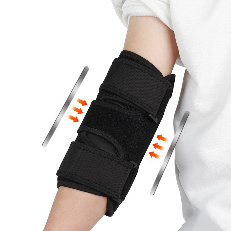 검정색 팔꿈치 보호대