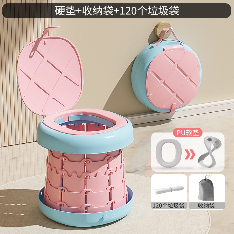 Inodoro plegable para niños orinal portátil para hombres de los niños orinal al aire libre inodoro de viaje para bebé