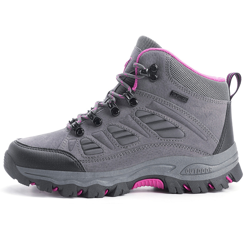 Nuevos zapatos de montaña al aire libre de alto nivel transfronterizos zapatos de senderismo casuales de cuatro estaciones zapatos de pareja transfronterizos zapatos de montaña