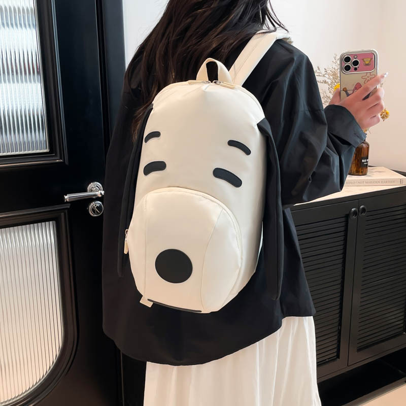 Mochila infantil con diseño de perrito, casual y funcional