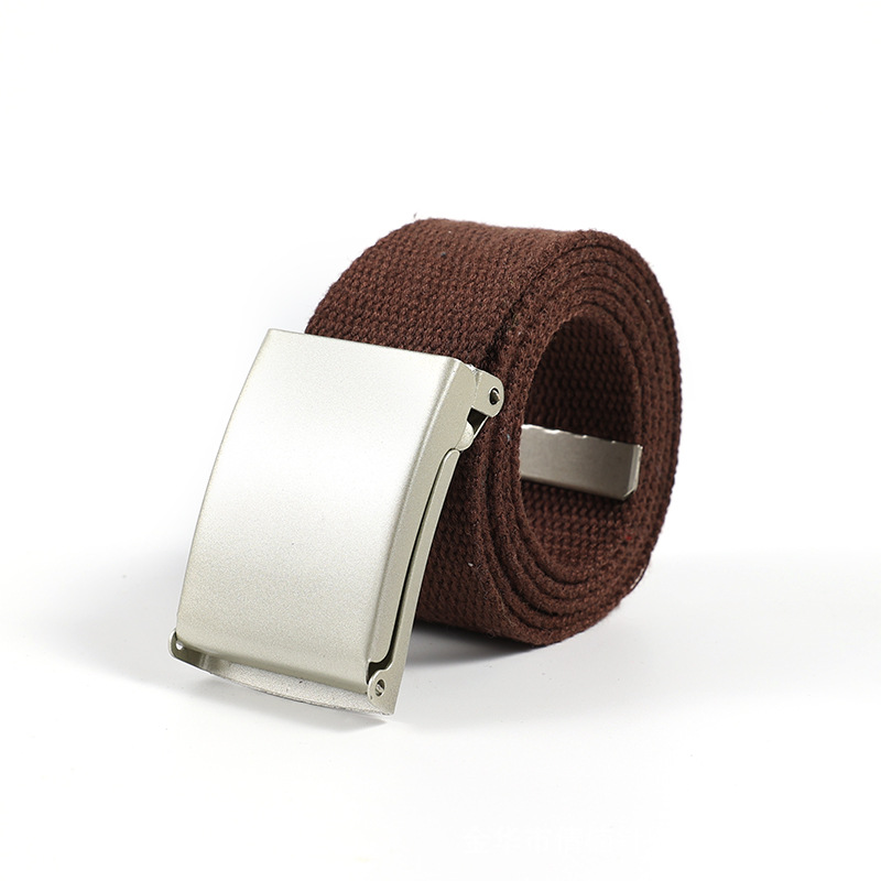 Los hombres y las mujeres universales adultos cinta lienzo clásico lienzo casual todo partido simple cinturón tejido al por mayor