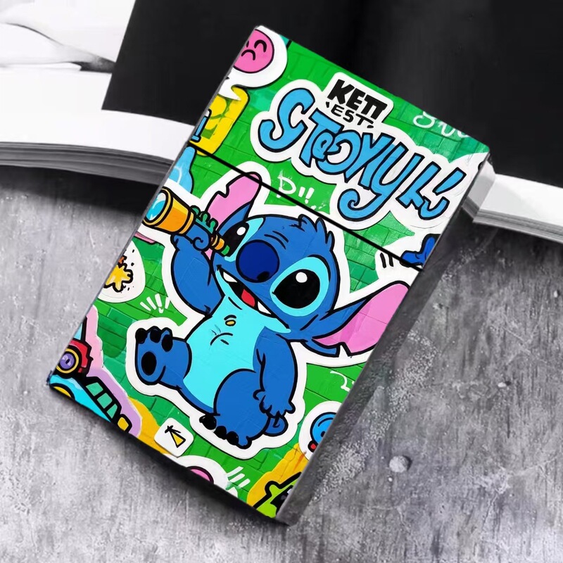 ピンクとブルーのステッチタバコボックス外国貿易クロスボーダーサプライアマゾンクロスボーダー卸売20本太いタバコボックスクリエイティブ|undefined