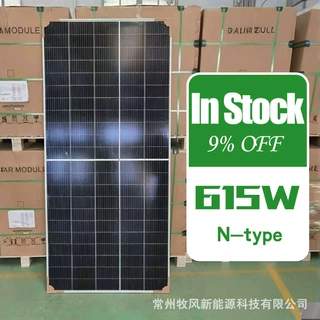 Risen 615W N-type TOPCon Bifacial Solar PV Module 东方日升