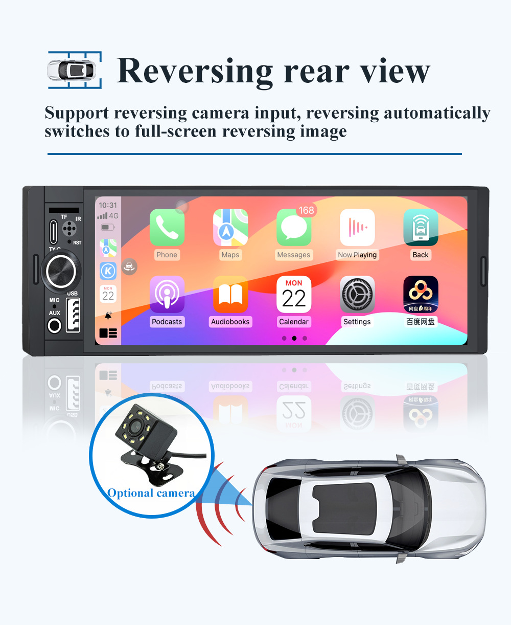 6.36inch General Motors Central Control Display Screen Car Navigation System All-In-One Gps Navigation Wireless Carplay