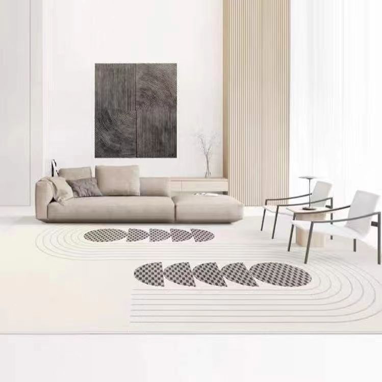 Algodón y lino Fondo engrosado Cachemira-como la luz de lujo sala de estar alfombra dormitorio alfombra sala de estar cama manta sala de sofá mesa de café Manta