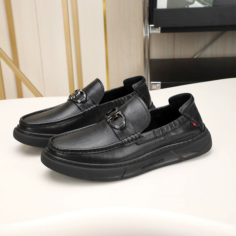 Осенние новые мужские повседневные кожаные туфли из овчины мужские туфли из овчины